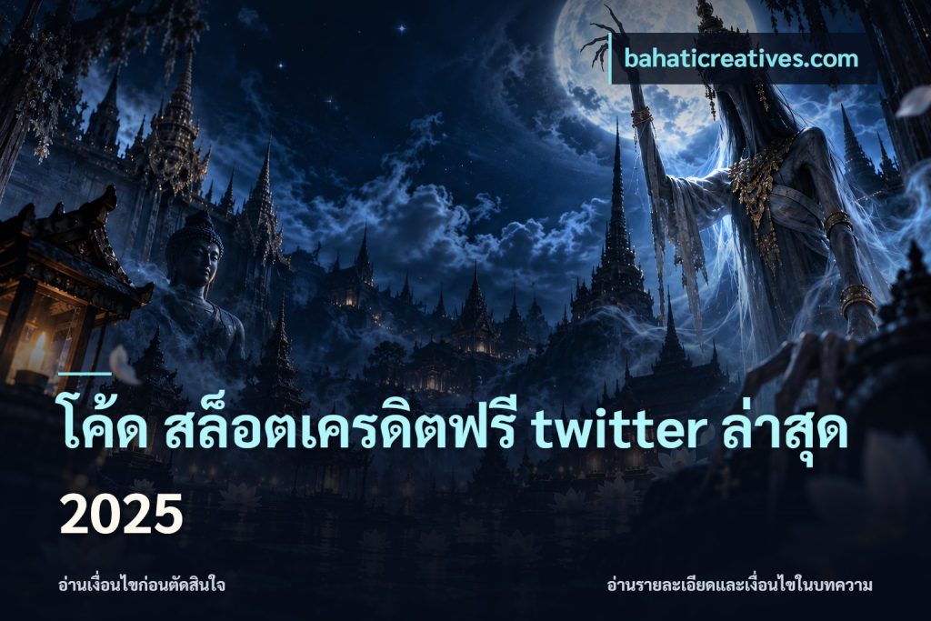 โค้ด สล็อตเครดิตฟรี twitter ล่าสุด 2025