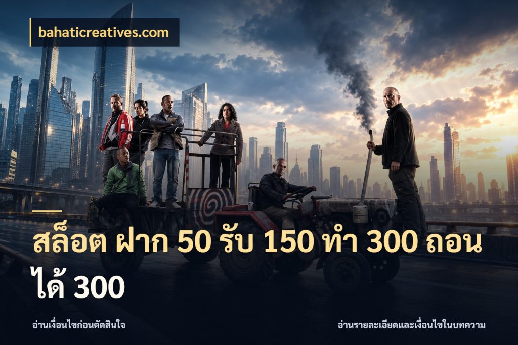 สล็อต ฝาก 50 รับ 150 ทํา 300 ถอนได้ 300 เปิดมุมโปรให้เข้ากับเกมแนวโปรด สไตล์ bahaticreatives.com