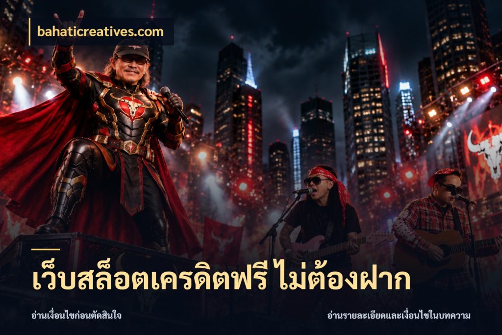 เว็บสล็อตเครดิตฟรี ไม่ต้องฝาก