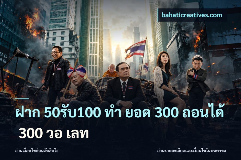 ฝาก 50รับ100 ทํา ยอด 300 ถอนได้ 300 วอ เลท