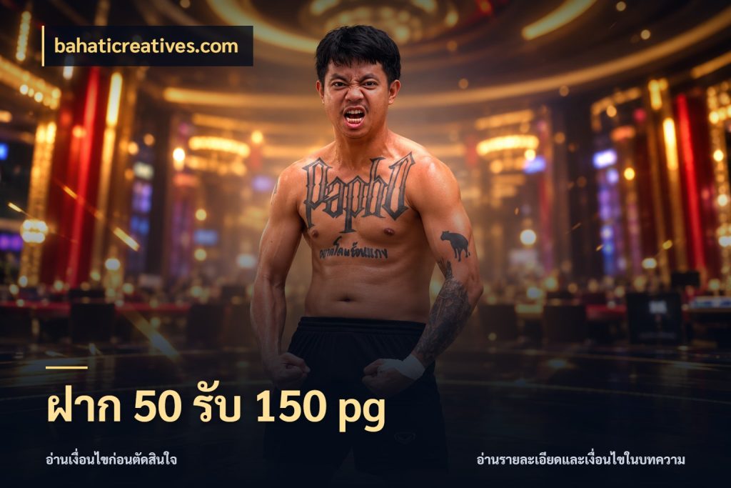 ฝาก 50 รับ 150 pg bahaticreatives.com สายโบนัสเลือกจังหวะสนุกได้อย่างไร