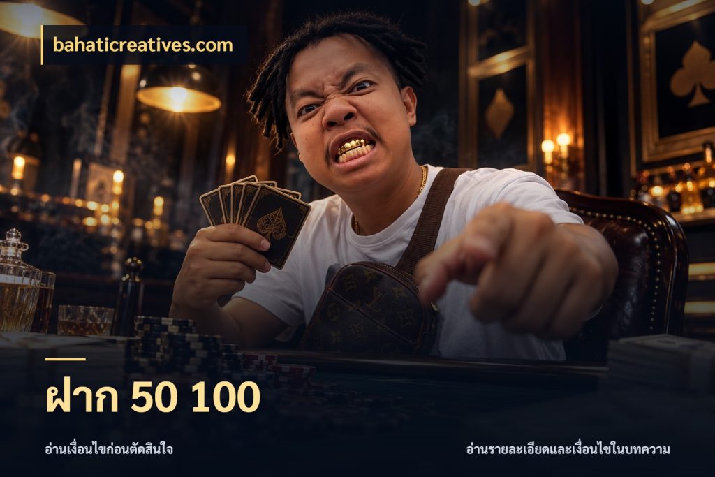 ฝาก 50 100 bahaticreatives.com เกมที่ชอบในขอบเขตเงินของตัวเอง