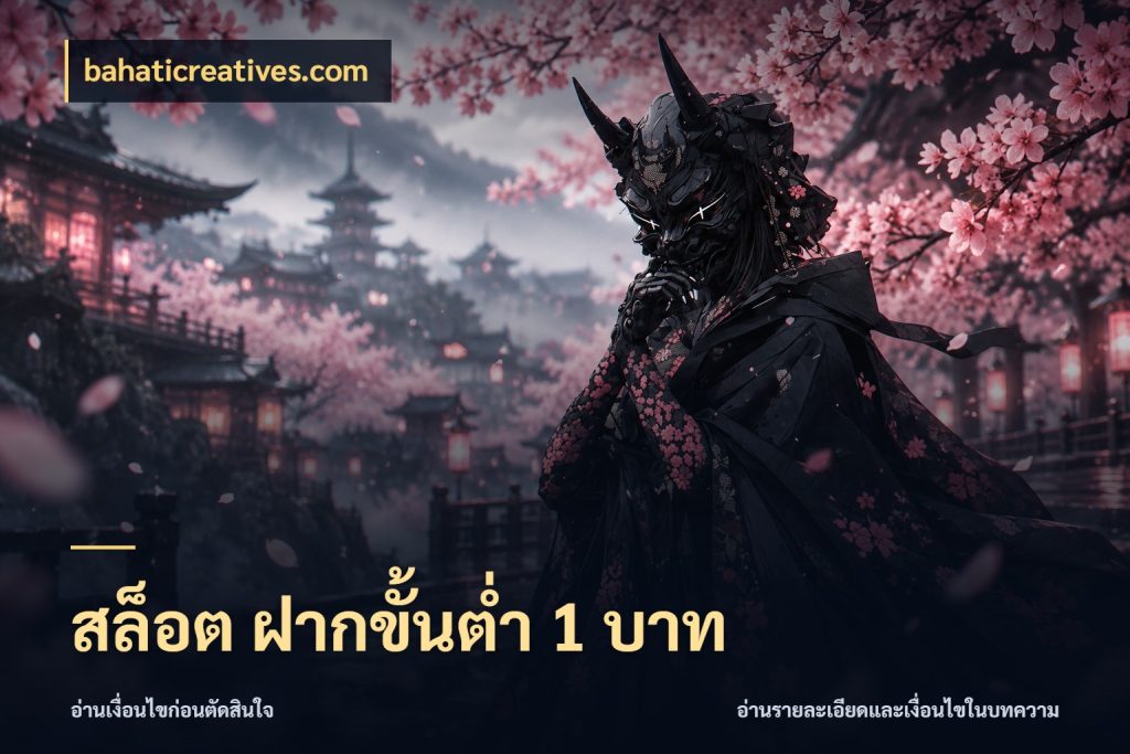 สล็อต ฝากขั้นต่ำ 1 บาท เงินตั้งต้นกับความสนุกที่คุณกำหนด สไตล์ bahaticreatives.com