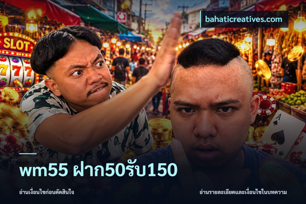 wm55 ฝาก50รับ150