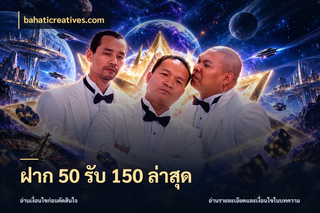 ฝาก 50 รับ 150 ล่าสุด bahaticreatives.com จุดเด่นของเครดิตที่คนชอบเกมอยากรู้