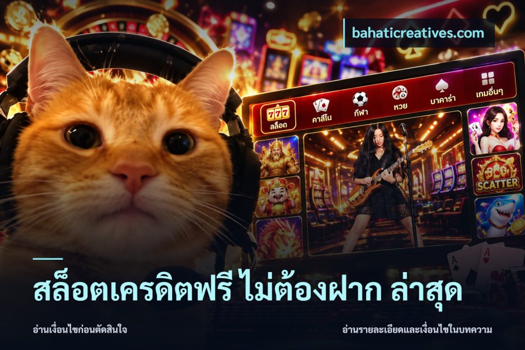 สล็อตเครดิตฟรี ไม่ต้องฝาก ล่าสุด