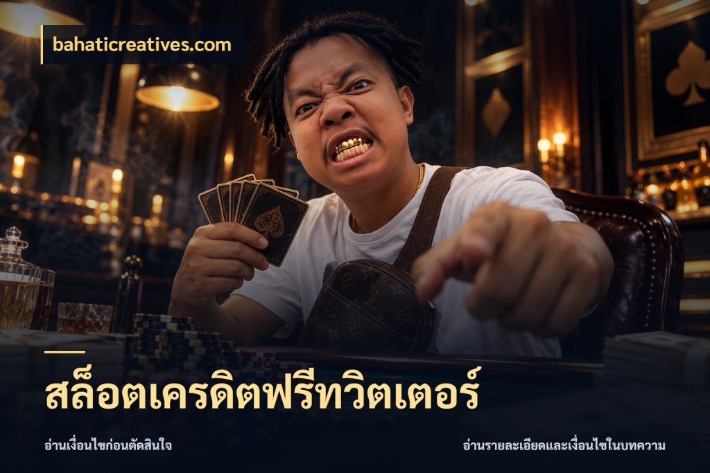 สล็อตเครดิตฟรีทวิตเตอร์ สิทธิ์ที่สายโบนัสสนใจกับวิธีรับ กับ bahaticreatives.com