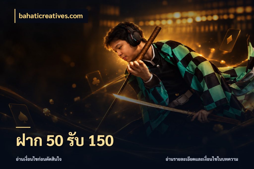 ฝาก 50 รับ 150 สนุกกับตัวเลือกโปรในสไตล์ของคุณ ในมุม bahaticreatives.com