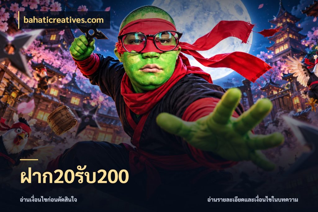ฝาก20รับ200 สนุกกับตัวเลือกโปรในสไตล์ของคุณ ในมุม bahaticreatives.com