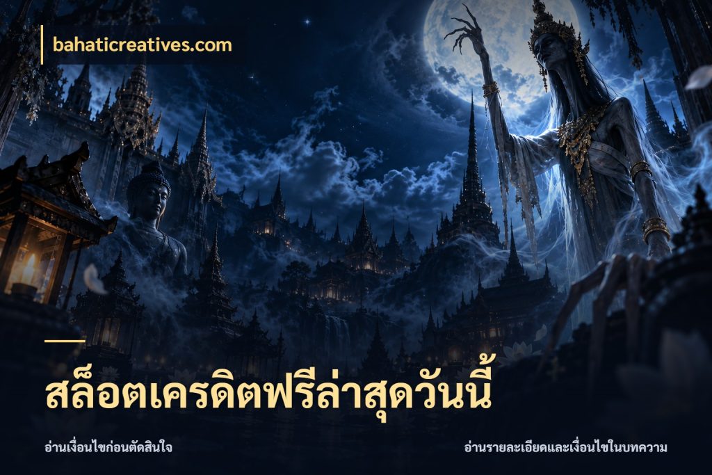 สล็อตเครดิตฟรีล่าสุดวันนี้ bahaticreatives.com เลือกสไตล์ความสนุกจากรูปแบบเครดิต