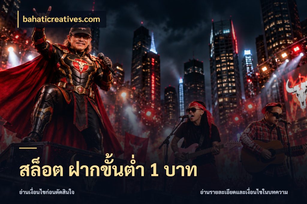 สล็อต ฝากขั้นต่ํา 1 บาท จัดจังหวะสนุกให้เข้ากับงบที่ตั้งไว้ กับ bahaticreatives.com