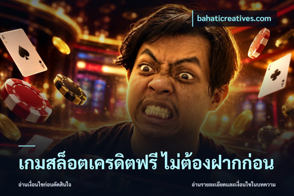 เกมสล็อตเครดิตฟรี ไม่ต้องฝากก่อน