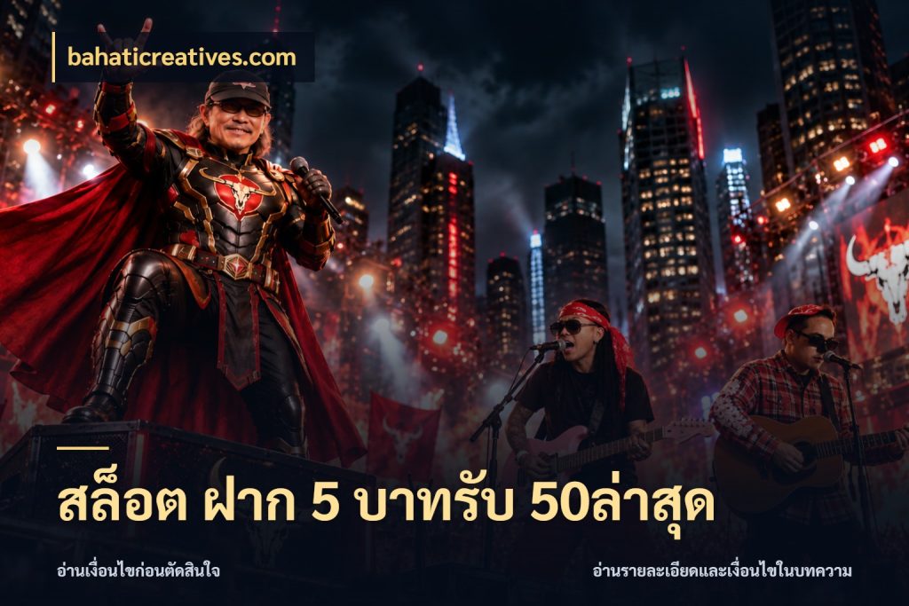 สล็อต ฝาก 5 บาทรับ 50ล่าสุด จับคู่โบนัสกับสไตล์เกมที่ชอบ กับ bahaticreatives.com