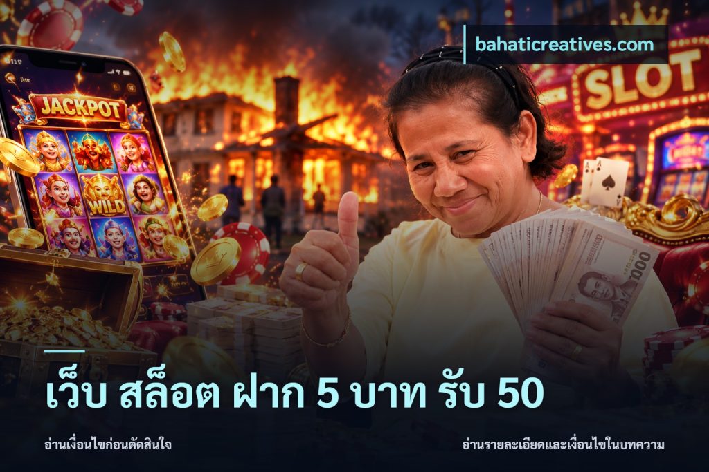 เว็บ สล็อต ฝาก 5 บาท รับ 50