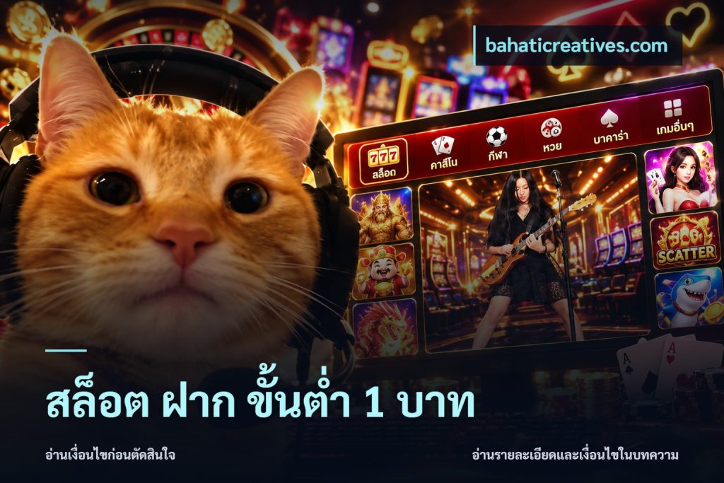 สล็อต ฝาก ขั้นต่ำ 1 บาท