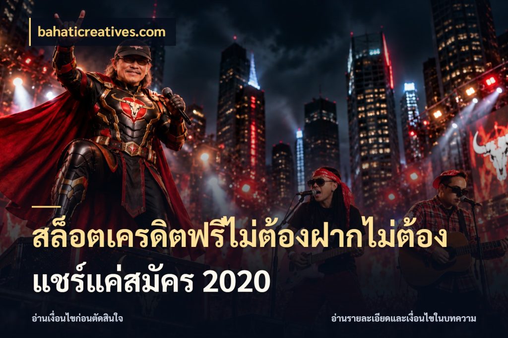 สล็อตเครดิตฟรีไม่ต้องฝากไม่ต้องแชร์แค่สมัคร 2020 bahaticreatives.com จับมุมเด่นของเครดิตฟรีให้ตรงใจ