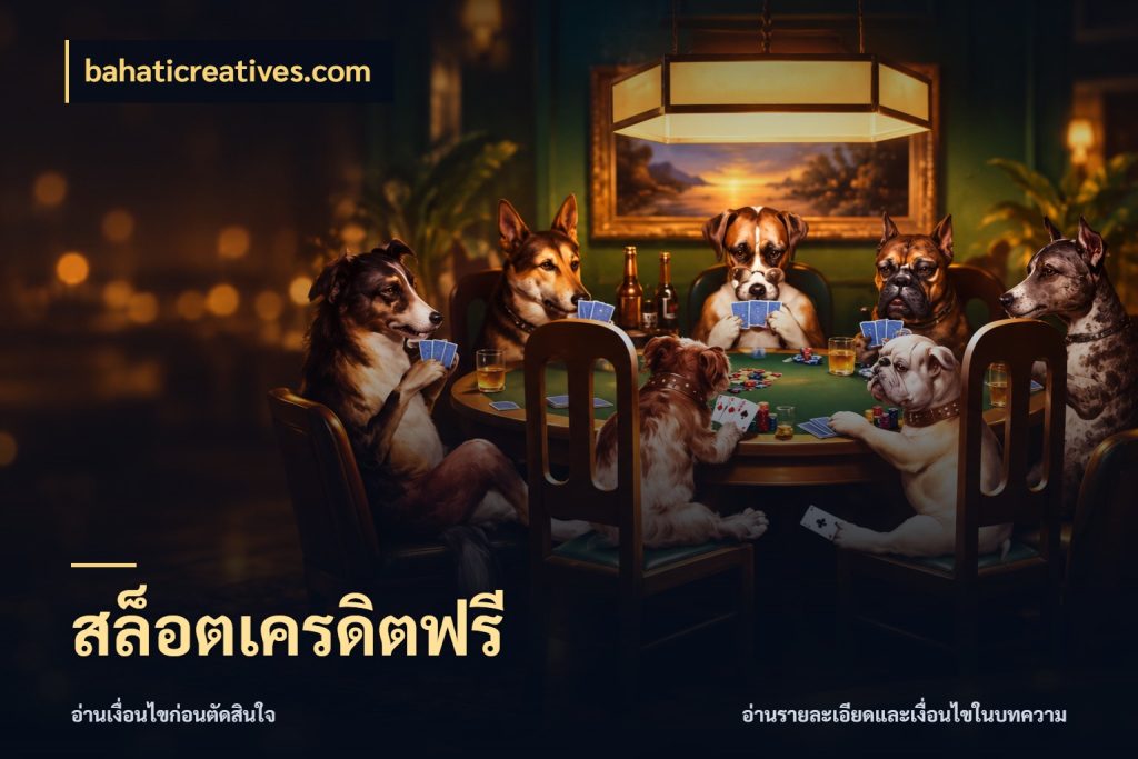 สล็อตเครดิตฟรี bahaticreatives.com ชนิดเครดิตกับสิทธิ์ที่คุณอยากรู้