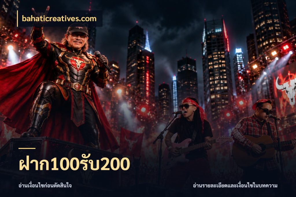 ฝาก100รับ200 bahaticreatives.com โปรกับเกมที่ชอบเลือกให้ตรงสไตล์