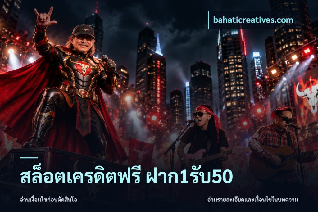 สล็อตเครดิตฟรี ฝาก1รับ50