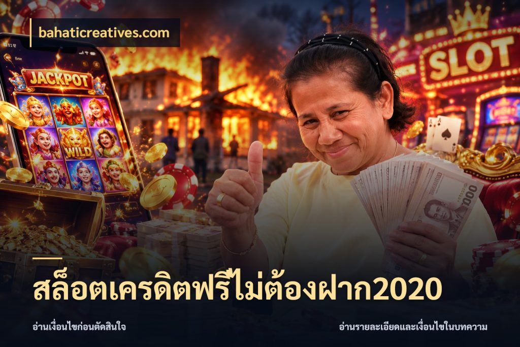 สล็อตเครดิตฟรีไม่ต้องฝาก2020