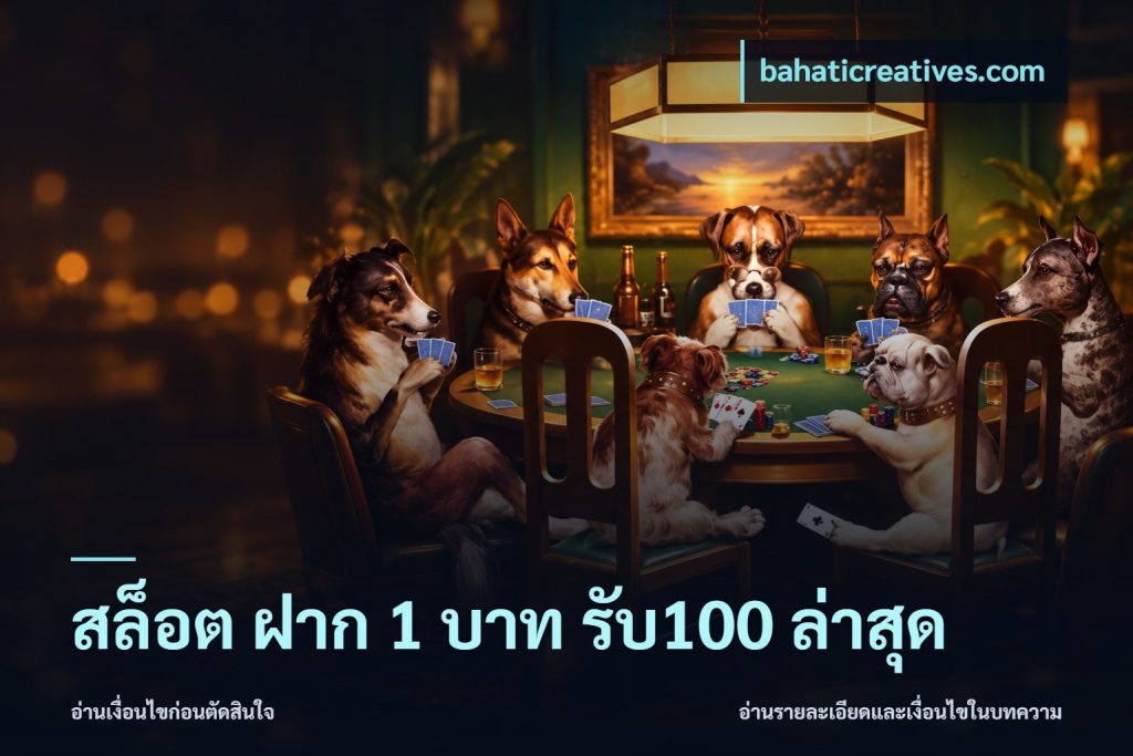 สล็อต ฝาก 1 บาท รับ100 ล่าสุด