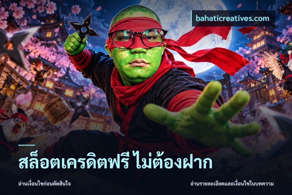 สล็อตเครดิตฟรี ไม่ต้องฝาก