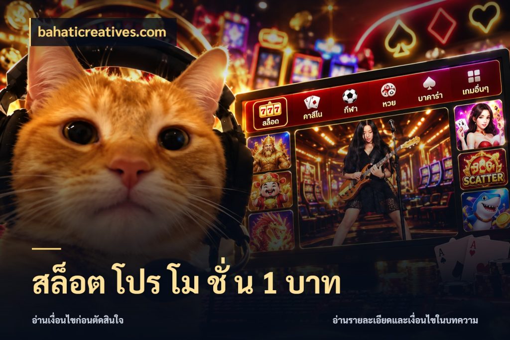 สล็อต โปร โม ชั่ น 1 บาท เงินตั้งต้นกับความสนุกที่คุณกำหนด สไตล์ bahaticreatives.com