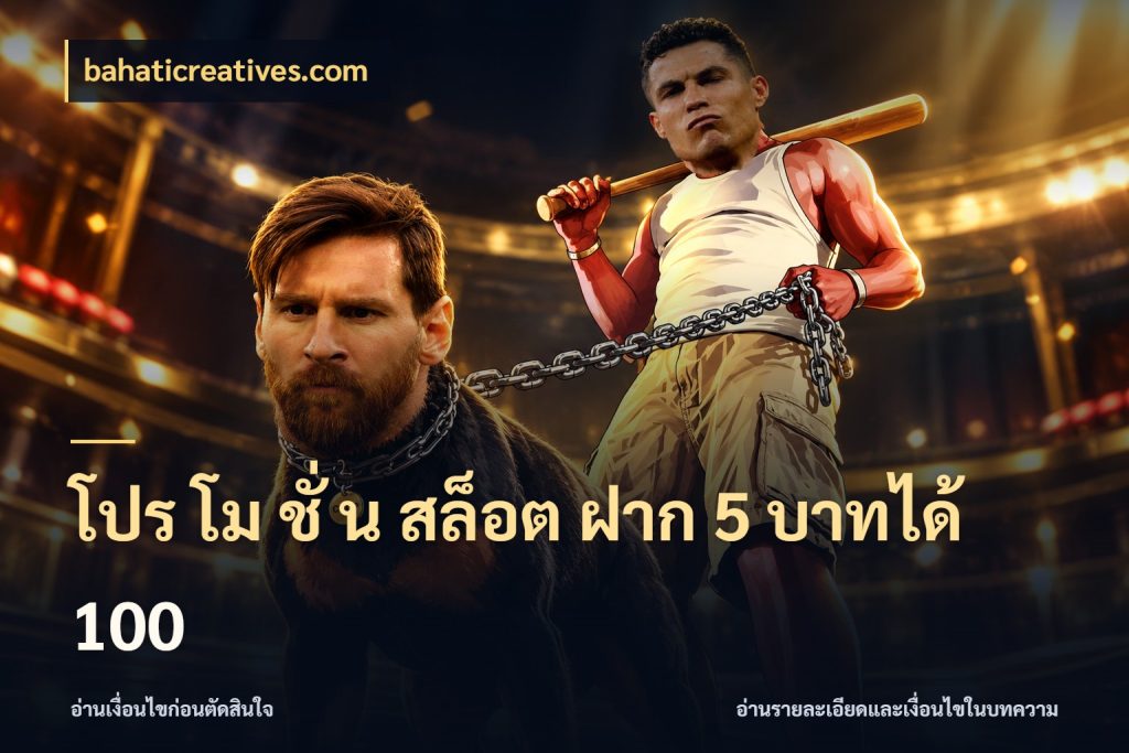 โปร โม ชั่ น สล็อต ฝาก 5 บาทได้ 100 สีสันของโปรฝากและยอดรับ ในมุม bahaticreatives.com