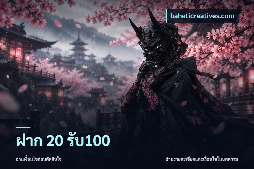 ฝาก 20 รับ100