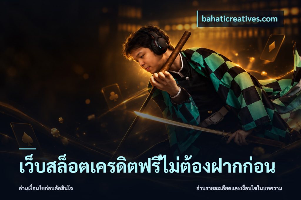 เว็บสล็อตเครดิตฟรีไม่ต้องฝากก่อน