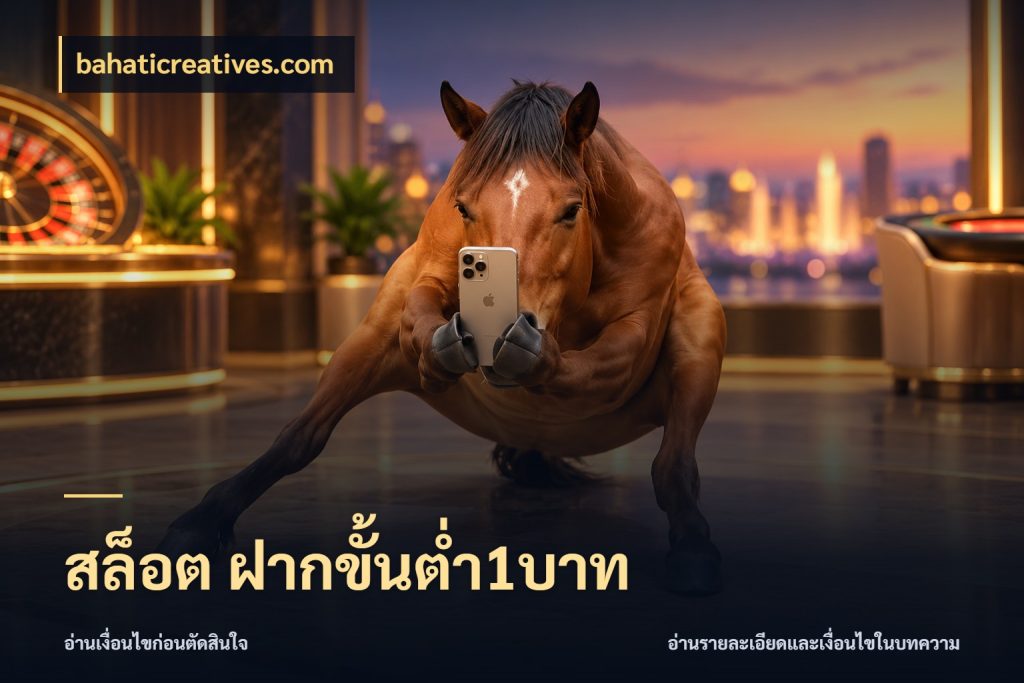 สล็อต ฝากขั้นต่ำ1บาท ทุนเบาก็มีสีสันในจังหวะของคุณ กับ bahaticreatives.com
