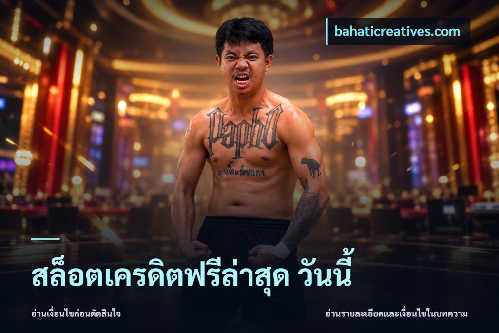 สล็อตเครดิตฟรีล่าสุด วันนี้
