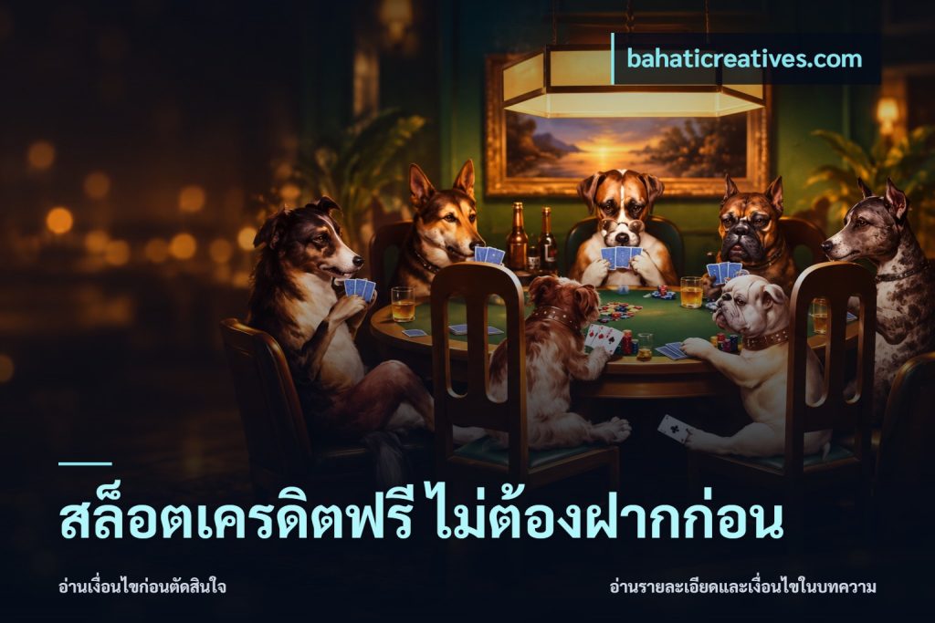 สล็อตเครดิตฟรี ไม่ต้องฝากก่อน