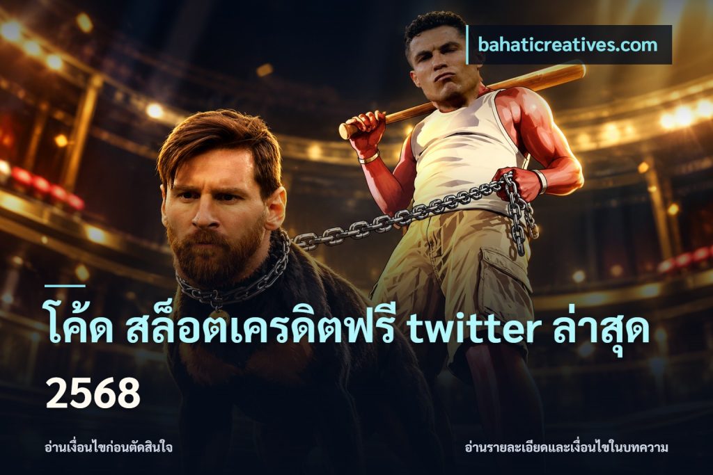 โค้ด สล็อตเครดิตฟรี twitter ล่าสุด 2568