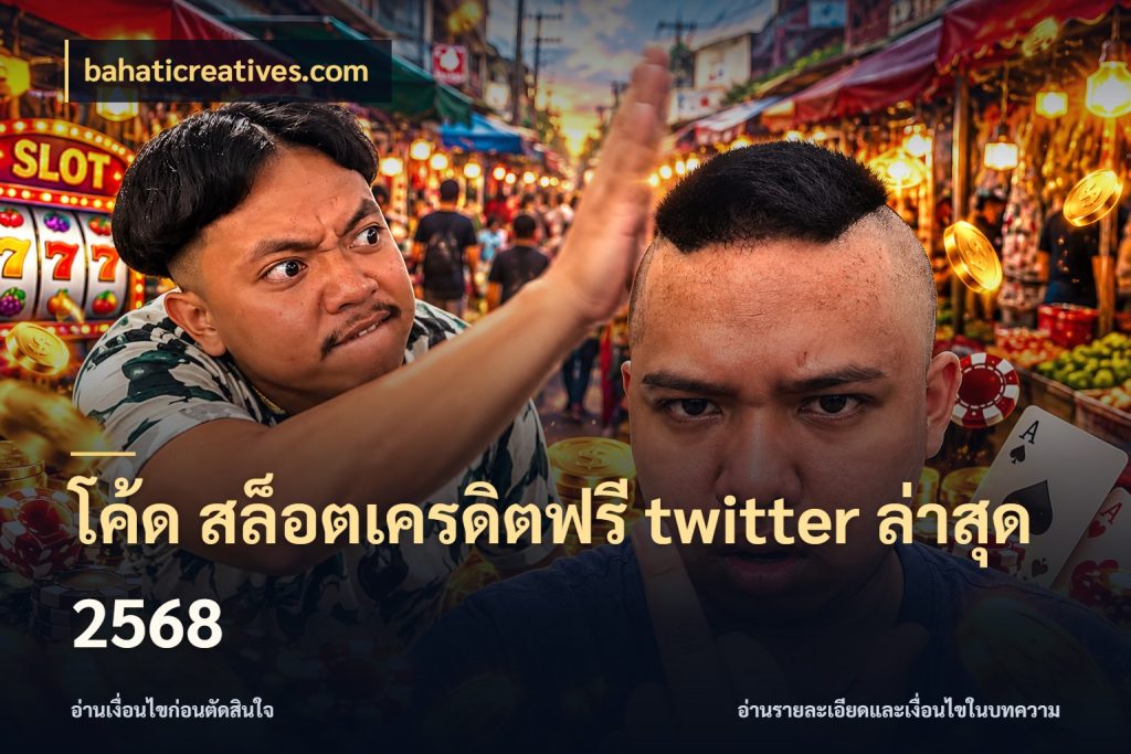โค้ด สล็อตเครดิตฟรี twitter ล่าสุด 2568