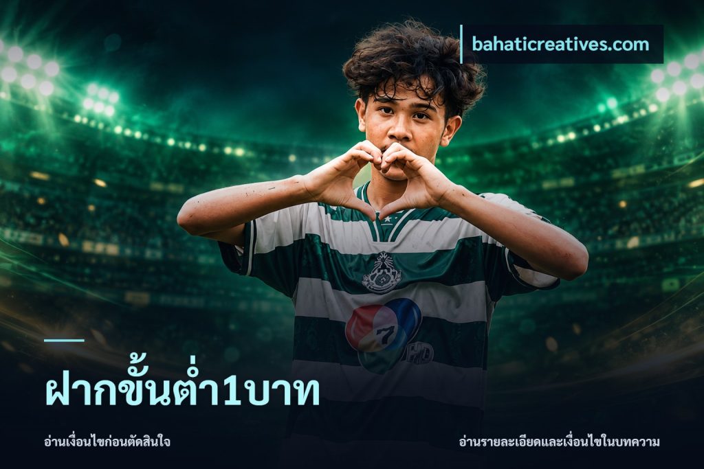 ฝากขั้นต่ำ1บาท