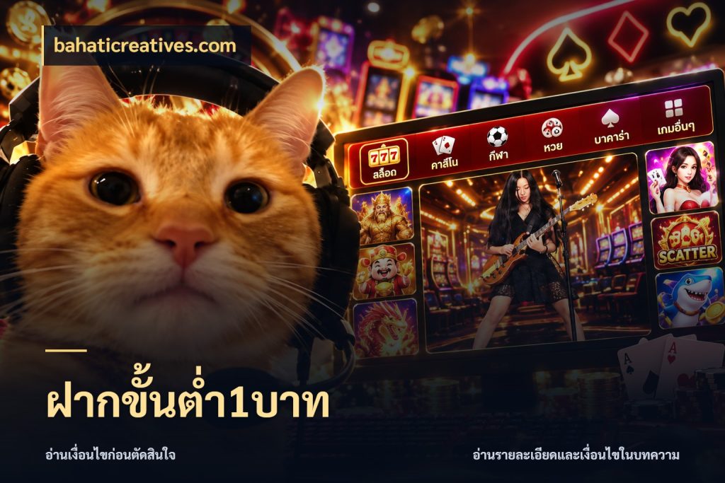 ฝากขั้นต่ำ1บาท ทุนเบาก็มีสีสันในจังหวะของคุณ กับ bahaticreatives.com