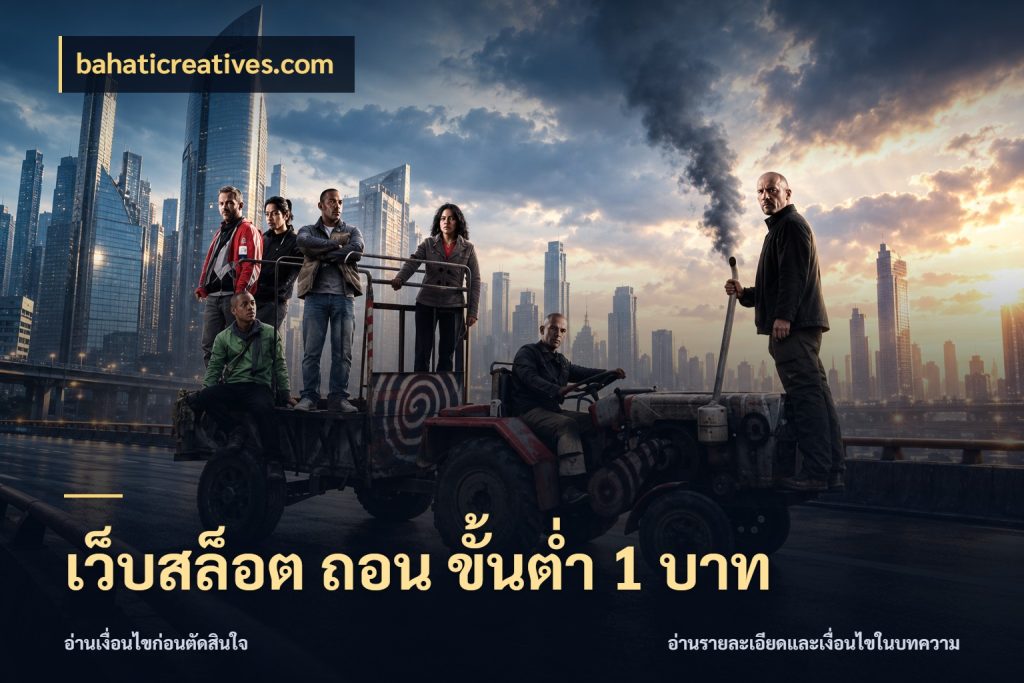 เว็บสล็อต ถอน ขั้นต่ำ 1 บาท จัดจังหวะสนุกให้เข้ากับงบที่ตั้งไว้ สไตล์ bahaticreatives.com