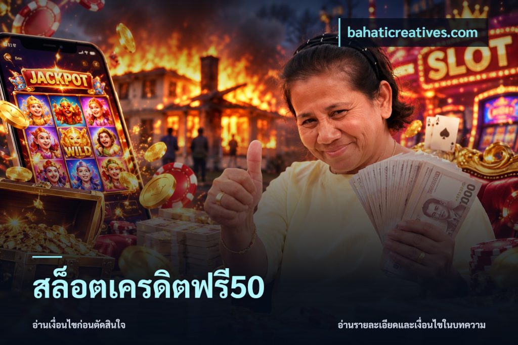 สล็อตเครดิตฟรี50