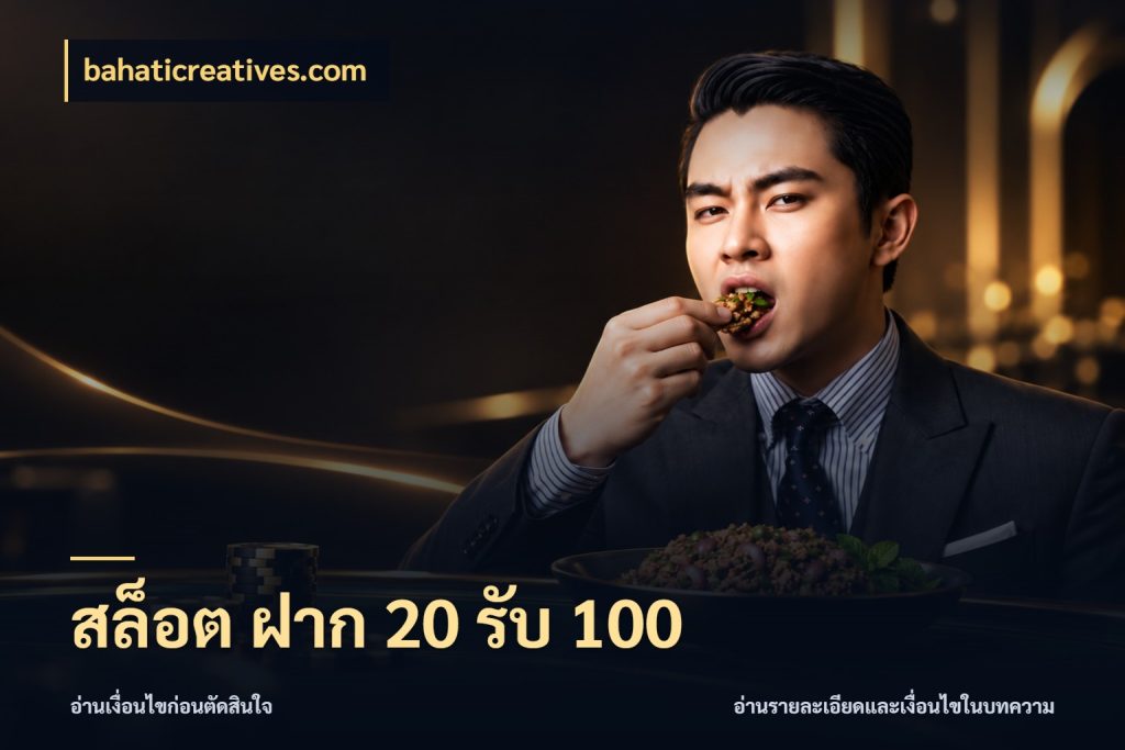 สล็อต ฝาก 20 รับ 100 bahaticreatives.com โปรยอดรับที่สายเกมสนใจ
