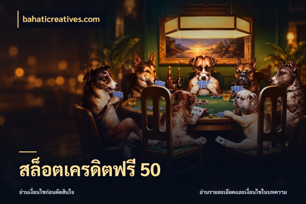 สล็อตเครดิตฟรี 50 จากชื่อเครดิตฟรีสู่ความสนุกที่เข้าใจได้ ในมุม bahaticreatives.com