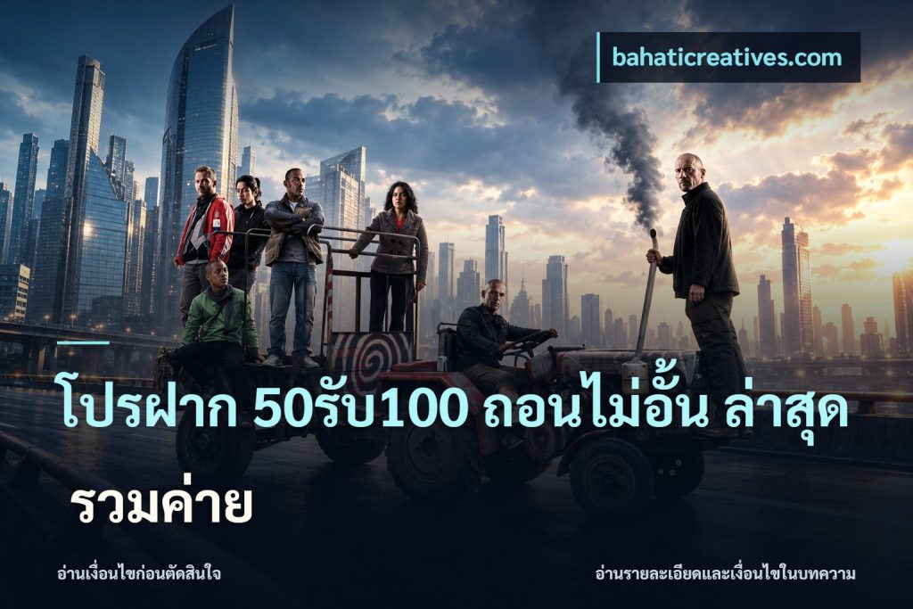 โปรฝาก 50รับ100 ถอนไม่อั้น ล่าสุด รวมค่าย