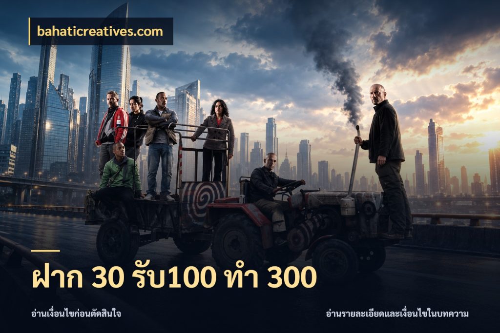ฝาก 30 รับ100 ทำ 300 bahaticreatives.com จับคู่โบนัสกับสไตล์เกมที่ชอบ