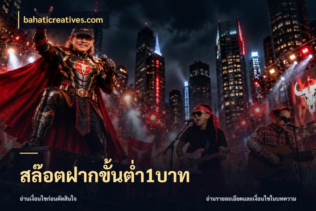 สล๊อตฝากขั้นต่ำ1บาท จำนวนเริ่มต้นกับรายละเอียดที่สายเกมสนใจ ในมุม bahaticreatives.com