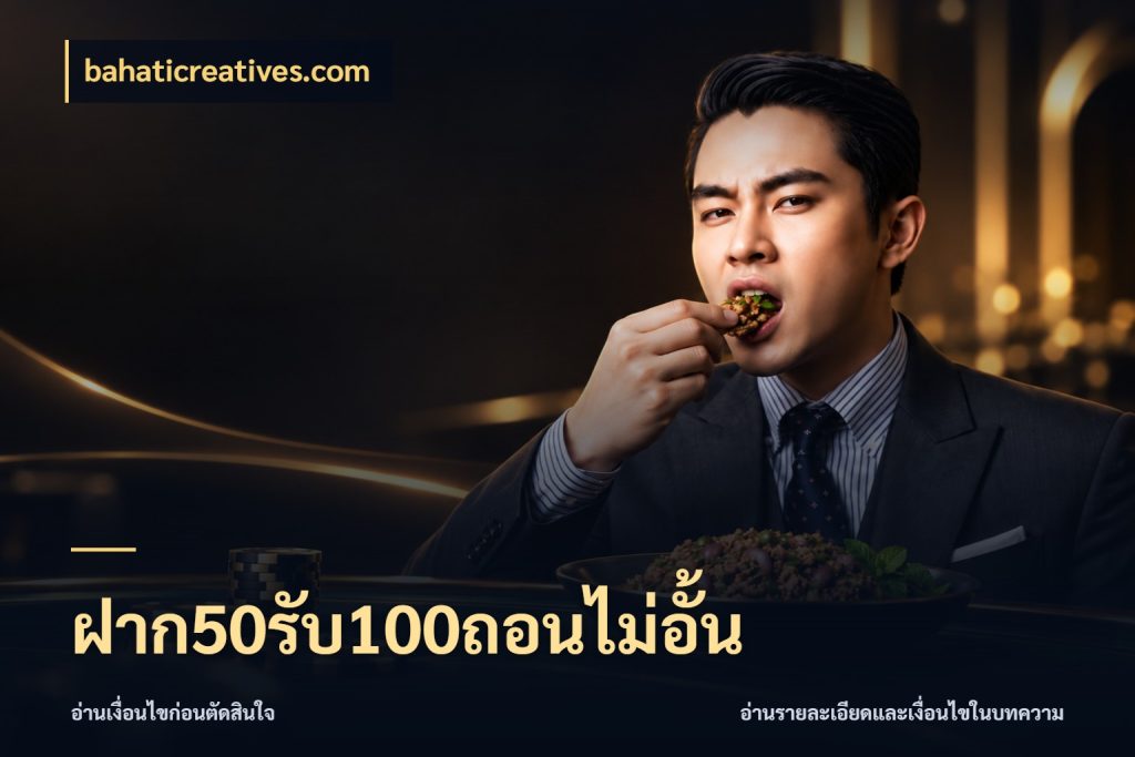 ฝาก50รับ100ถอนไม่อั้น bahaticreatives.com จับคู่โบนัสกับสไตล์เกมที่ชอบ