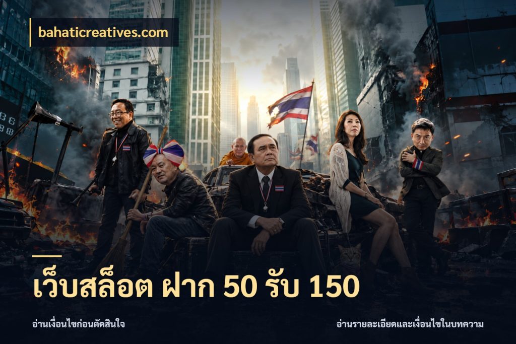 เว็บสล็อต ฝาก 50 รับ 150 จับประเด็นยอดรับก่อนเลือกความสนุก ในมุม bahaticreatives.com