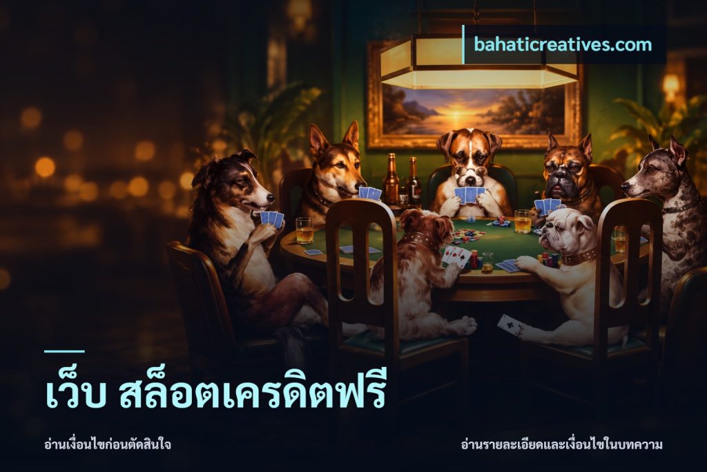 เว็บ สล็อตเครดิตฟรี