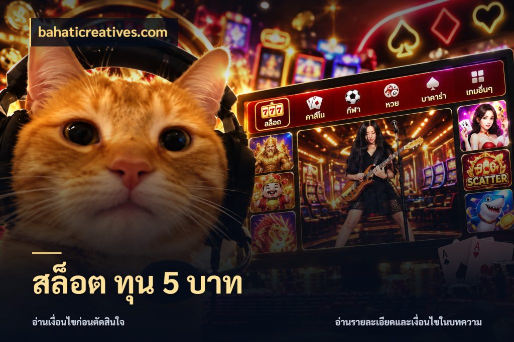 สล็อต ทุน 5 บาท เกมที่ชอบในขอบเขตเงินของตัวเอง สไตล์ bahaticreatives.com
