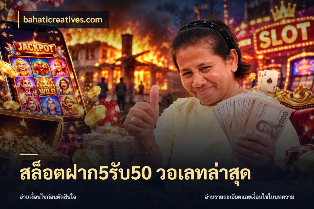 สล็อตฝาก5รับ50 วอเลทล่าสุด จับประเด็นยอดรับก่อนเลือกความสนุก กับ bahaticreatives.com