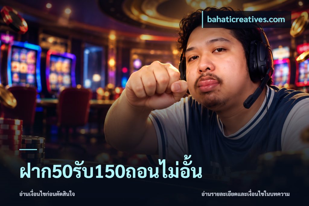 ฝาก50รับ150ถอนไม่อั้น